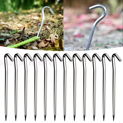 24pcs 6mm 180mm tent - 180mm, pegs