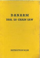 DANARM DDA 110 CHAINSAW OPERATORS MANUAL - DDA110 CHAIN SAW