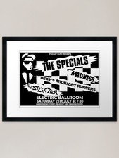 Vintage ska gig flyer framed - ska,