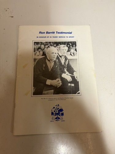 Bradford northern memorabilia - bradford,