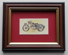 MOTOR CYCLE IMAGE FRAMED -