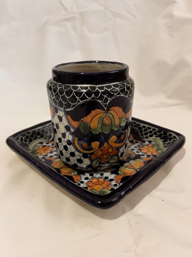 Talavera ceramic planter with