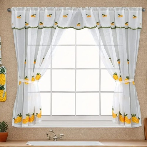 Set modern sheer kitchen - 1-set,
