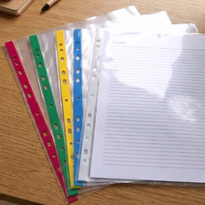 A4 Punched Pockets Clear