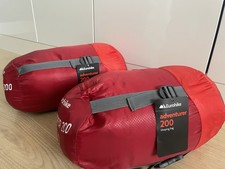 Sleeping Bag New With Tags - Eurohike Adventurer 200 2 Season Mummy Style -Red