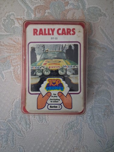 Top trumps rally - cars, 2
