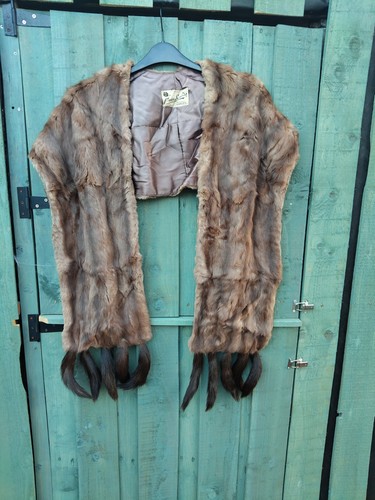 Colman sumberg mink stole with - mink,