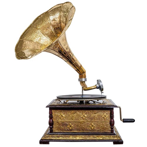 Antique style gramophone