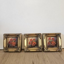 Miniature Oil Paintings of Red