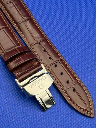 For omega 18mm brown leather - 18mm,