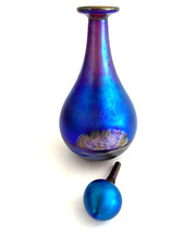 Signed Siddy Langley art glass