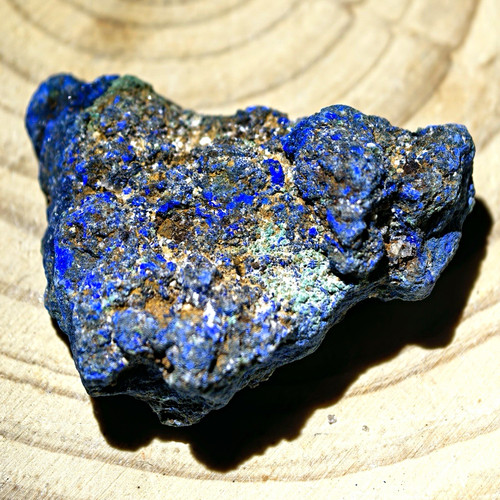 Natural azurite with malachite - azurite,