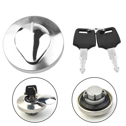 Silver fuel gas cap - cap, &