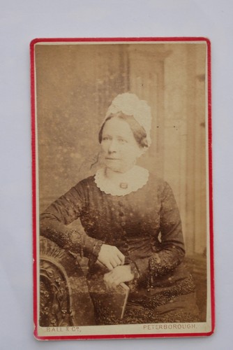 Cdv victorian lady white - victorian,