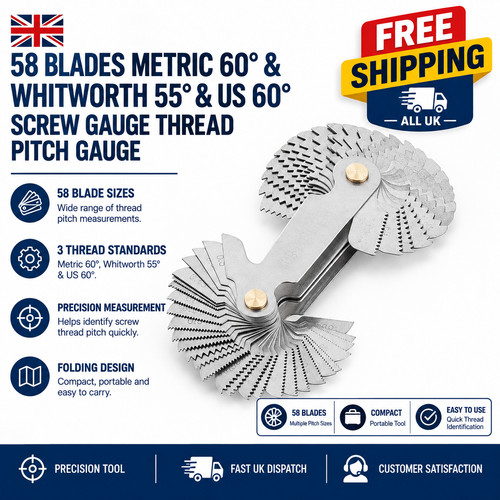 Blades metric - metric, 60°
