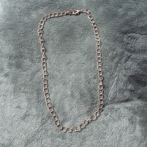 Gold chain with big links - chain,
