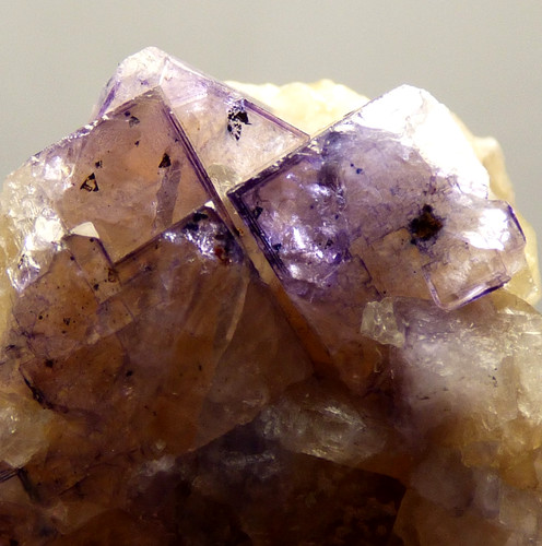 Blue john fluorite crystal - fluorite,
