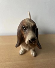 Vintage Porcelain Basset Hound