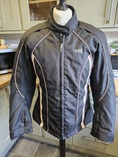 OSX Butterfly Motorcycle Biker Jacket Pink & Black Size 16 Visualite Warm Armour