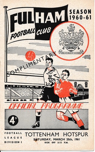 Fulham tottenham 1960 - 1960/1961,