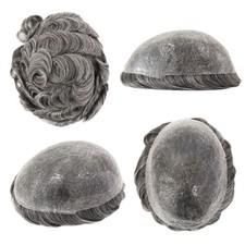 Mens Toupee Human Hair System