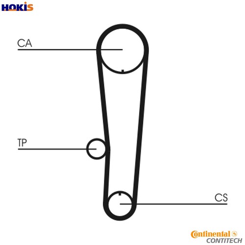 Timing belt kit - timing, ct1017k1