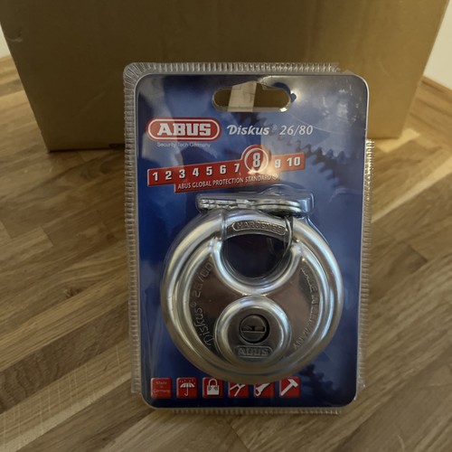 Abus 80mm diskus padlock - 26/80mm,