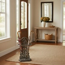 Cast iron umbrella - iron, stand