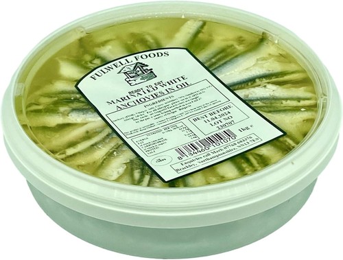 Anchovies oil 1kg gross - anchovies,