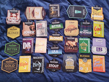 Beer pump clip job lot 27 badges - BACKYARD brewery cask real ale Walsall