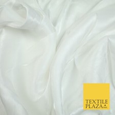 38 COLOURS - Soft Glazed Shimmer Sheer Woven Polyester Satin Organza Feel Fabric