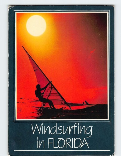 Postcard windsurfing - windsurfing, in