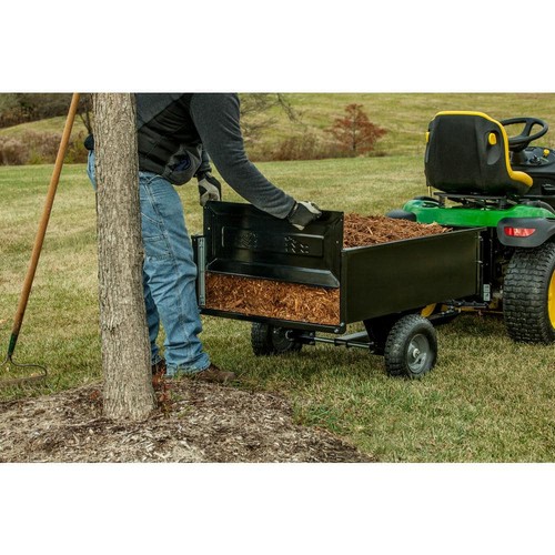 Dump cart lawn mower tractor - dump,