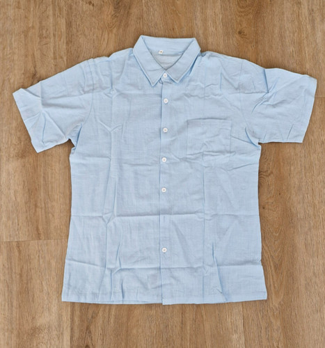 Cotton and linen short sleeve - linen,