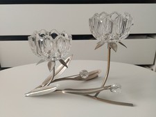 Vintage floral candelabra - floral,