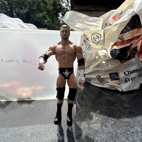 Wrestling action figure black - figure,