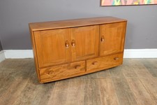 Vintage Retro Ercol Light Elm Sideboard Model 429