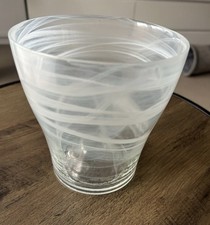 Clear/White Orchid glass Plant