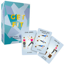 100 Keep Fit Cards - Home Body