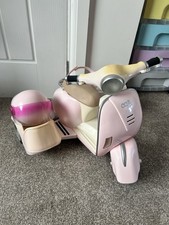 Our Generation Moped Scooter & Sidecar With Helmet