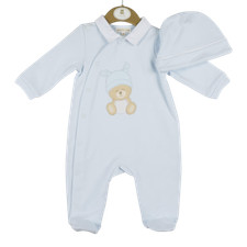 BABY BOYS ROMPERS & HAT SET