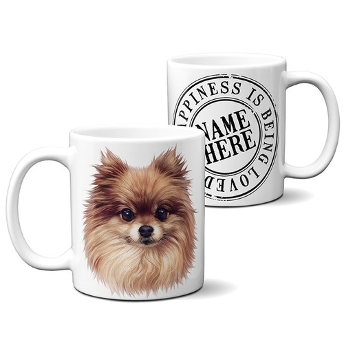 Personalised pomeranian mug - personalised,