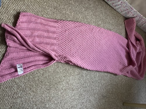 Mermaid pink blanket george - pink,