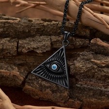 Egyptian evil eye pendant - egyptian,