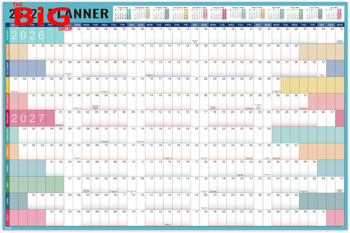 2026 2027 wall planner a1 - -,
