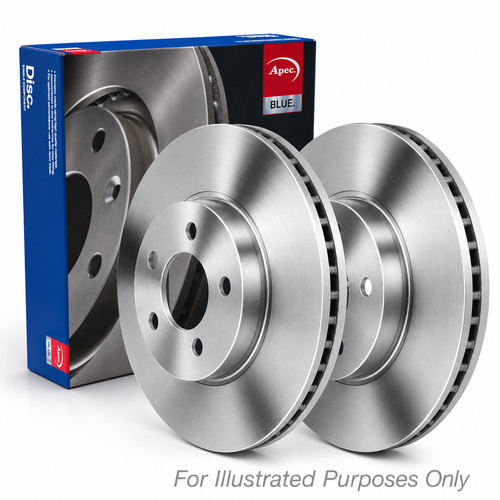 Apec vented brake discs - x,