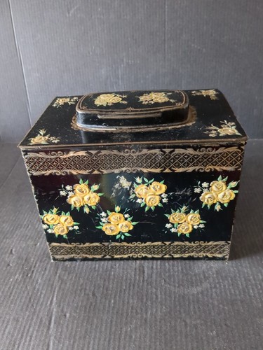 Antique vintage black - antique, tin