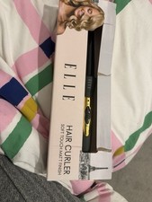 ELLE Hair Curler Soft Touch Matt Finish Led Indicator Ceramic Coated Barrel