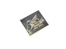 Honda Goldwing Owners Club GB 50th Anniversary Pin Badge Motorcycle