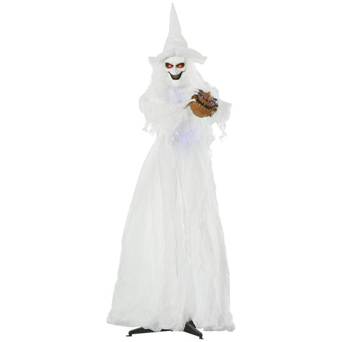 Halloween white witch - 72", with